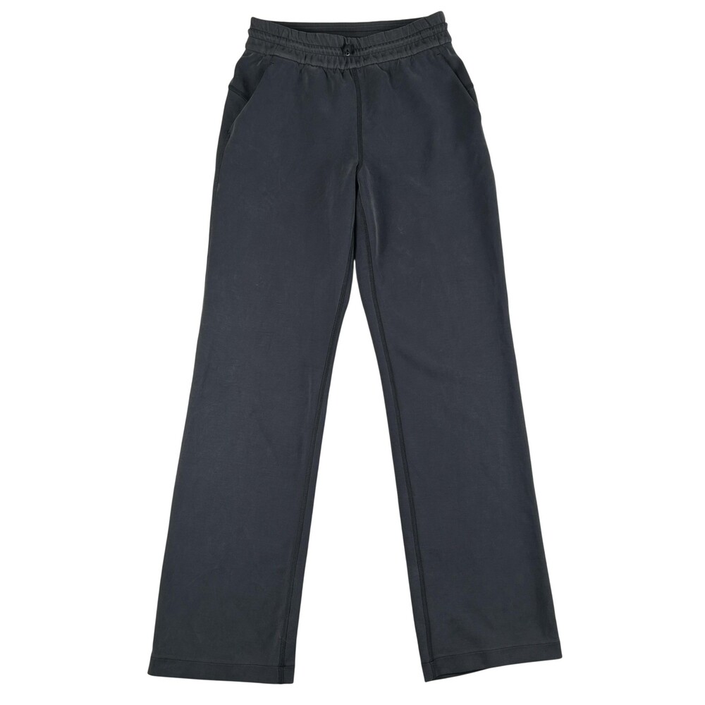 Lululemon Pants Womens 4 Softstreme High Rise Track Elastic Waist Pockets Lounge